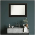 thumbnail image 3 of Amanti Art Custom Wall and Bathroom Mirror (28.75 x 37.75 in.), Mezzanine Espresso Frame, 3 of 7