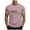 Pink, variant on Hfnxid Men's Summer Shirt Fashion Stylish Graphic T-Shirt Slim Fit Lightweight Workout Tops Casual Breathable Daily Active Tee Army Green XL