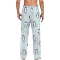 thumbnail image 2 of GZHJMY Penguin Pajama Pants for Men, Lounge Pants Lightweight Men Pajama Bottoms with Drawstring Pockets, Christmas New Year Birthday Gifts, Medium, 2 of 6