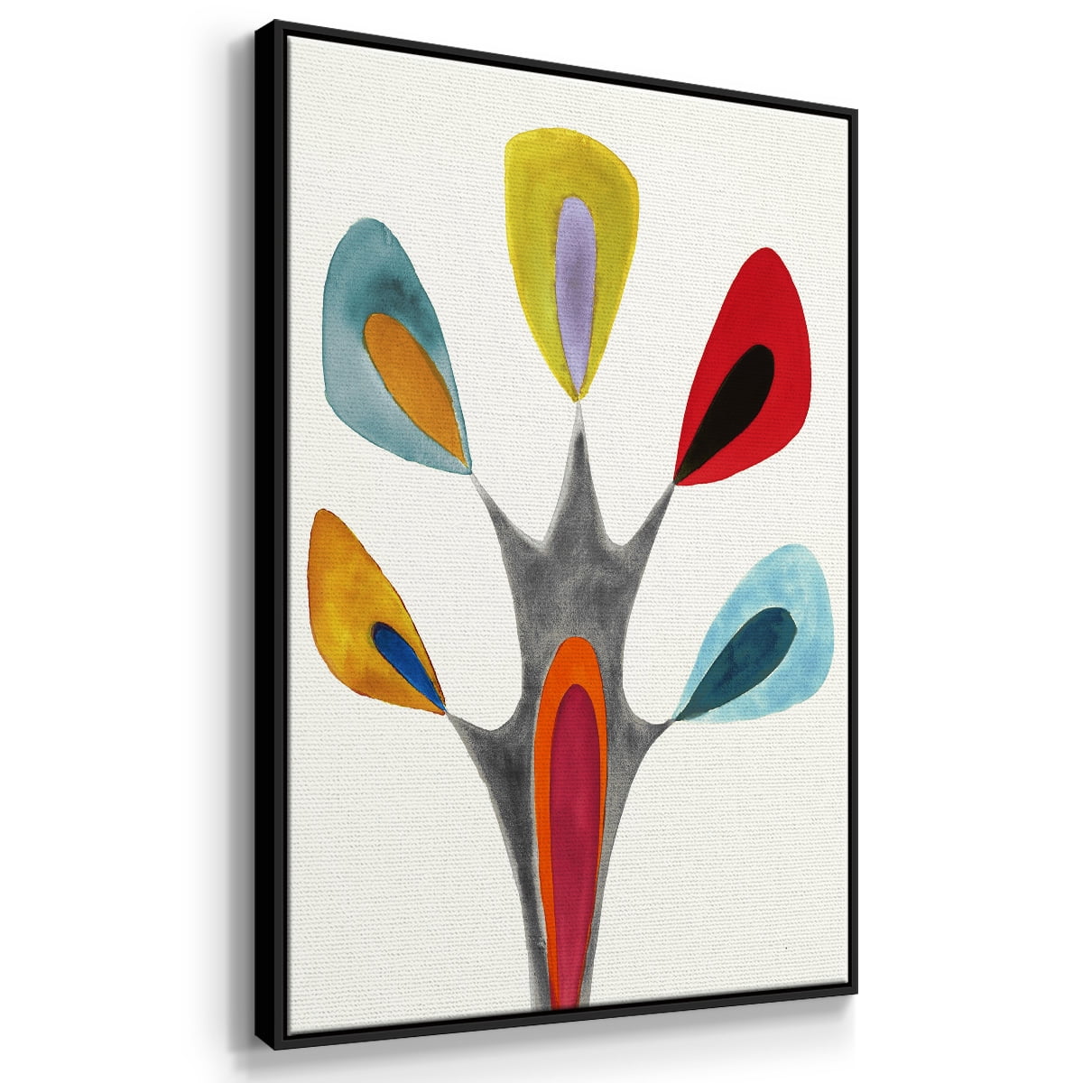 Magic Tricks II Framed Premium Gallery Wrapped Canvas - Ready to Hang - 27 x 41 - Black Floating Frame