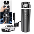 thumbnail image 4 of 12V/24V Car Heating Cup Digital LCD Display Electric Kettle Stainless Steel Car Heated Smart Mug 500ML Heated Kettle, 4 of 6