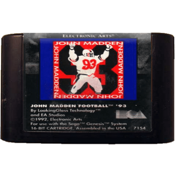 Pre-Owned Madden Nfl 93 (Sega Genesis) (Good)