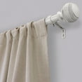 thumbnail image 3 of Better Homes & Gardens 1" Knob Single Curtain Rod Textured White 42-120", 3 of 8