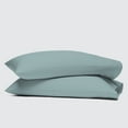 thumbnail image 5 of 100% Cotton King Pillowcase, 300 Thread Count Wrinkle Resistant, Quick Dry, Soft & Smooth 2-Piece Set Teal by Color Sense, 5 of 8