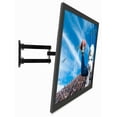 thumbnail image 2 of Mount-It! Full Motion Swivel Bracket TV Wall Mount, Long 20" Extension, Fits 23" to 55" TV's, Capacity 66 lbs., Bonus HDMI Cable, 2 of 8