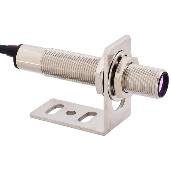 M12 Photoelectric Switch for Outdoor Lights, Waterproof Infrared Sensor, Adjustable NPN Output, Fast Response, IP66 Stainless Steel Infrared Detection