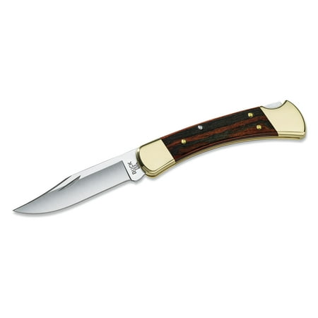 Buck Knives 0110BRSWM2 Folding Hunter Lock Back Folding Knife with Leather (Best Knife Sheath Design)