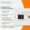 thumbnail image 2 of PANGAEA Digital RV Propane Gas Detector with 85dB Loud Alarm, DC 12V, for Trailer, Motorhome, Motorcoach (Flush Mount - White), 2 of 7