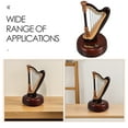 thumbnail image 5 of WEUVEB Brown Classical Harp Music Box - Elegant Handmade Craft, Ideal Gift for Music and Collectors, 5 of 8