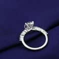 thumbnail image 3 of solitaire jewels 1.5CT Round Moissanite Engagement Ring For Women, 18K White Gold, 3 of 6