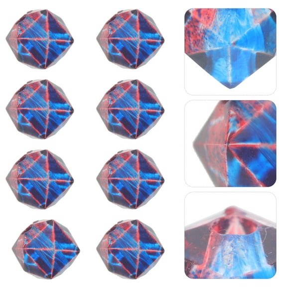 WEAVILUX Diy Bracelet Beads Acrylic Assorted Color 200Pcs 0.31X0.31In