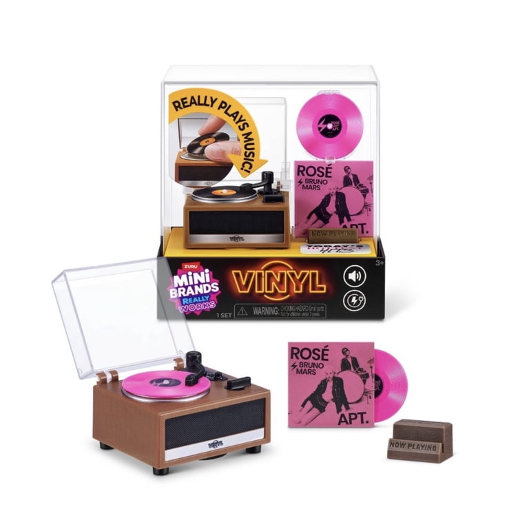 【ラスト】Billlie ミニレコード　スア Zuru Mini Brands vinyl record player with 3 capsule vinyl records