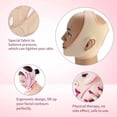 thumbnail image 2 of Face Lifting Slimming Belt, Facial Cheek V Shape Lift Up Thin Mask Strap Face Line Smooth Breathable Compression Double Chin Reduce Bandage (L), 2 of 9