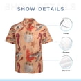 thumbnail image 7 of High Quality Hawaiian Shirts for Men Short Sleeve Aloha Beach Shirt Floral Summer Casual Button Down Shirts Blouses 8T9KV5, 7 of 7