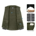 thumbnail image 5 of Little Donkey Andy Men's Insulated Hiking Jacket, Quilted Puffer Jacket with Synthetic Insulation Grey S, 5 of 7