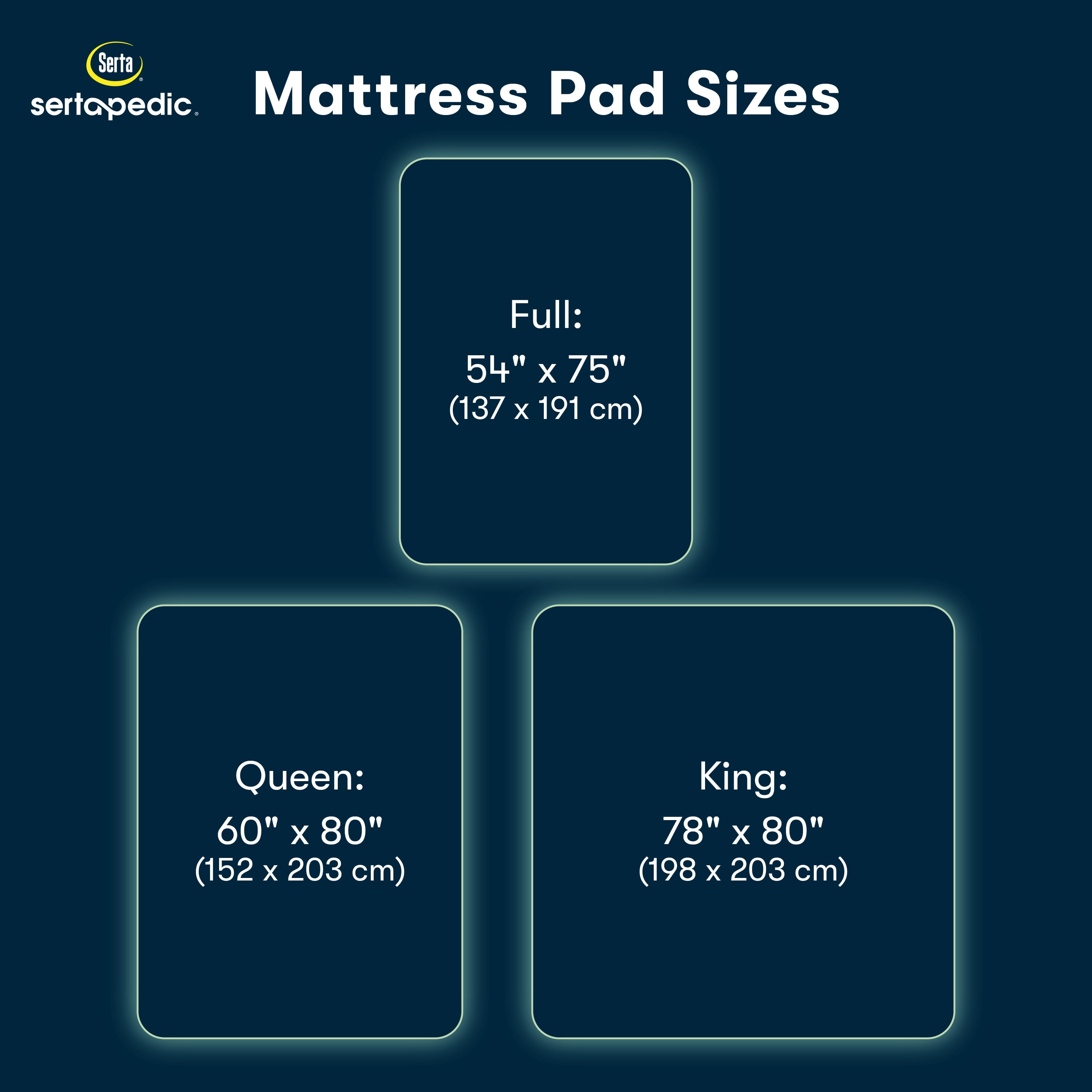 Sertapedic Endless Loft Plush Comfort Mattress Pad, Queen