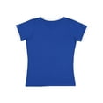 thumbnail image 2 of LAT Women's Retro Ringer Fine Jersey V-Neck Tee, 2 of 4