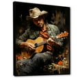 thumbnail image 2 of Designart "Rustic Browns Serenade In Country Music" Music Floater Framed Wall Art Prints, 2 of 5