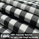 thumbnail image 2 of Juego de 2 fundas de almohada CARRIE HOME a cuadros blancos y negros de 45 x 45 cm, 2 of 7