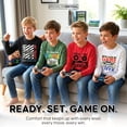 thumbnail image 4 of Brooklyn Vertical Boys' Long Sleeve Crew Neck T-Shirts, 4-Pack, Sizes 6-20, 4 of 7