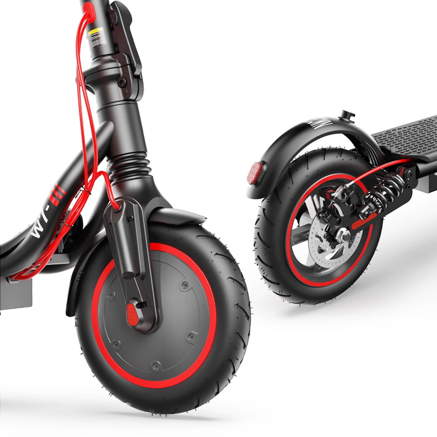 iScooter Electric Scooter for Adult,350W Motor Escooter, 8.5'' Tires,Max Speed 22MPH,Long Range 18 Miles,Turn Signal Light Escooter, Dual Spring Damping Dual Brake System,X-Scooter APP
