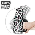 thumbnail image 6 of 40oz Fashion Leopard Pattern Stainless Steel Flip Straw Tumbler Spill Proof Travel Cup Double Wall Vacuum Insulated Coffee Mug with Top Handle, 6 of 6