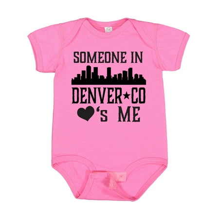 

Inktastic Denver Colorado Someone Loves Me Skyline Gift Baby Boy or Baby Girl Bodysuit