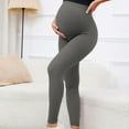 thumbnail image 5 of Womens Leggings Dgankt Women's Maternity Casual Sports Yoga Pants Quick-Dry Tight Exercises Early Pregnancy Trousers On Clearance, 5 of 9