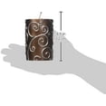 thumbnail image 2 of Zest Candle CPS-005-12 3 x 4 in. Brown Scroll Pillar Candle -12pcs-Case- Bulk, 2 of 2