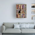 thumbnail image 2 of Trademark Fine Art 'Book Cat' Canvas Art by Artpoptart, 2 of 4