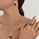 thumbnail image 5 of Xihbxyly Conjunto de Joyas de Gota de Agua, Impresionante Collar con Colgante, Elegantes Pendientes y Pulsera, Perfecto para Fiestas y Aniversarios, Regalo de San Valentín, Accesorio para Mujeres y N, 5 of 7