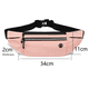 thumbnail image 2 of Paquetes para mujeres, riñonera impermeable para hombres, cinturón ajustable para correr, cinturón de bolsillo delgado y expandible, soporte para teléfono celular, bolsa de cintura elástica, rosa, 2 of 5