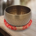 thumbnail image 4 of Singing Bowl Cushion Ring, Durable Soft And Comfortable Silk Embroidery Singing Bowl Cushion, For Instrument Lovers Performance Professionals Practice, 4 of 8
