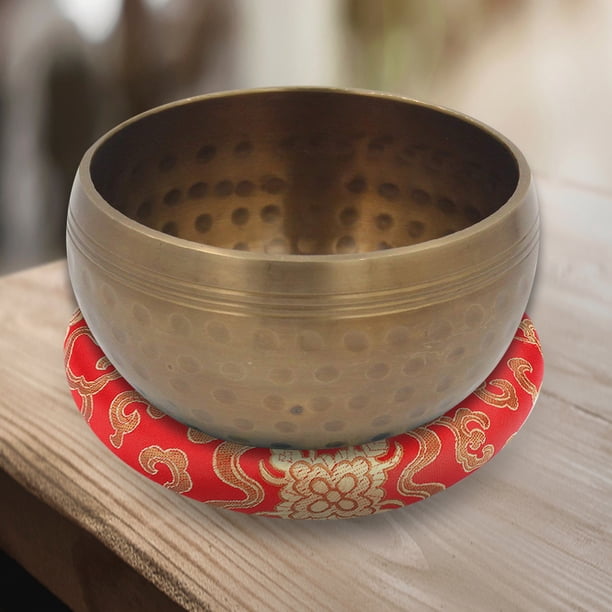 Cojín de brocado de seda para cuenco de canto almohada de brocado de seda para cuenco de canto suave y cómodo para los profesionales que practican el rendimiento de los amantes ANGGREK Otros