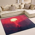 thumbnail image 2 of Sunrise 80''x58'' Extra Large Plush Memory Foam Rug, Soft, Absorbent, Non Slip, 2 of 7