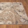 thumbnail image 6 of Luxe Weavers Modern Abstract Marble Swirl Beige 5x7 Area Rug, Indoor Carpet, 6 of 10