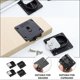 thumbnail image 2 of 4pcs Furniture Door Wheel Sliding Door Roller for Wardrobe Cabinet Closet, 2 of 4