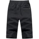 thumbnail image 3 of Pantalones capri para hombre de secado rápido 3/4 pantalones cortos por debajo de la rodilla pantalones cortos para acampar al aire libre con bolsillos con cremallera, 2XL   ER, 3 of 5
