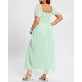 thumbnail image 2 of Vestido Pinup Fashion Swiss Dot Maxi Verde Poliéster 2025, 2 of 6