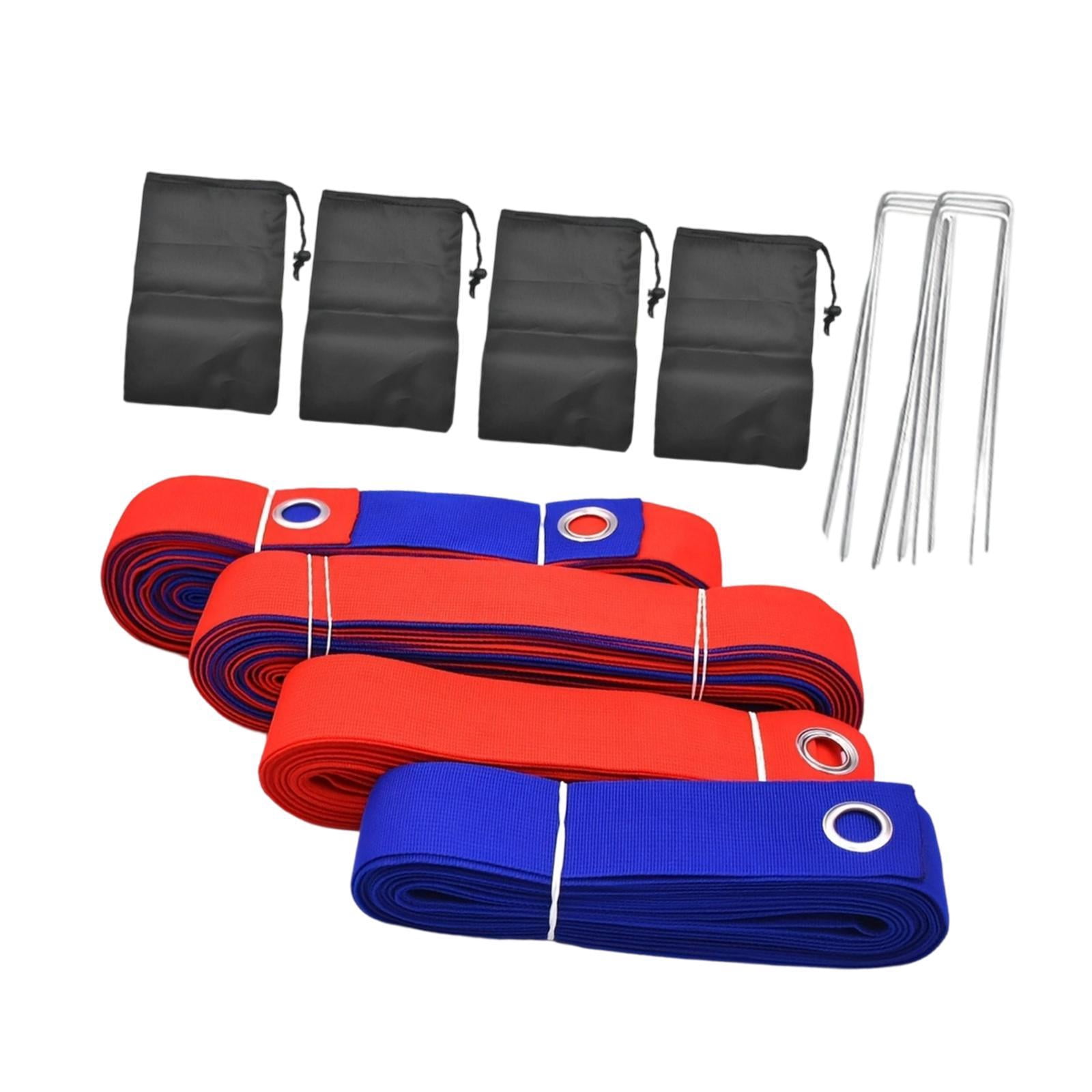 DimyFew Beach Volleyball Line Portable Boundary Lines Set for Grass Backyard Outdoor