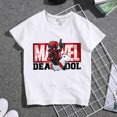 thumbnail image 1 of Kids Summer Tops Tees Cartoon Spiderman White Short Sleeve T-Shirt, 1 of 5