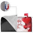 thumbnail image 3 of Romantic Valentines Day Mailbox Cover Mailbox Wraps, Waterproof Mailbox Covers Magnetic Post Box Cover Large Size 25.5"(L) x 21"(W) Garden Yard Outside Farmhouse Home Decor, 3 of 7