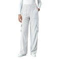 thumbnail image 2 of Cargo Pants For Women Corduroy Wide Leg Baggy High Waisted Stretch Jeans Pockets Straight Casual Jeans, 2 of 7