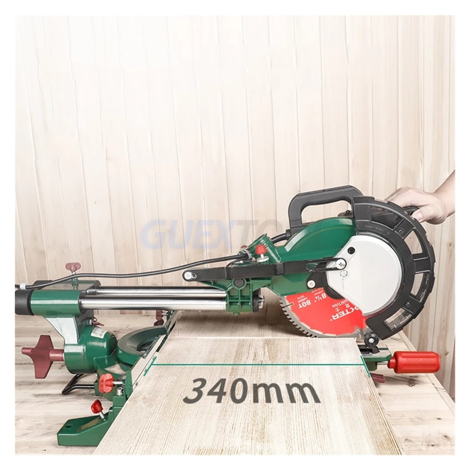 Cutting Saw Pull Rod Miter Saw High Precision Miter Saw Push-pull Household Saw Woodworking Pull Rod Saw Aluminum Machine