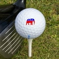 thumbnail image 3 of Republican Elephant GOP Conservative America Political Party Novelty Golf Balls 3 Pack, 3 of 3