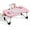 Pink, variant on VINAUO Lap Desk,Foldable Laptop Desk,Lap Tray with Storage Drawer,Food Tray for Bed,Couch,School Supplies Green