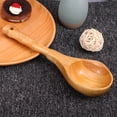 thumbnail image 1 of MERRYHAPY Handmade Serving Spoons Bamboo Spoon Heat Resistant Kitchen Utensil for Family 1Set, 1 of 7