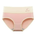 thumbnail image 2 of Joau Womens Underwear, Cotton Mid Waist No Muffin Top Full Coverage Brief Ladies Panties Postpartum Underwear, 2 of 5