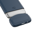 thumbnail image 6 of Galaxy S8 Plus Belt Case and Holster Clip (secure fit) SlimShield Armor By Encased (Samsung S8+) (Deep Blue), 6 of 7
