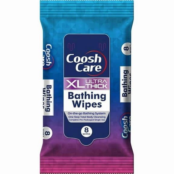 DDI 2386597 XL Ultra-Thick No-Rinse Bathing Wipes - 8 Count - Case of 24